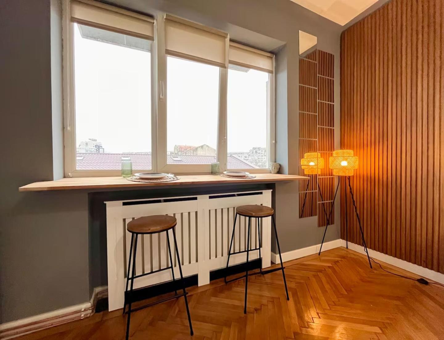 Woodie Studio With Premium Comfort By Piata Unirii Bucharest Luaran gambar